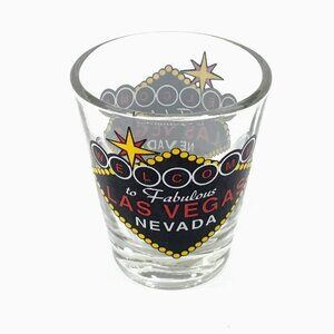 Welcome to Fabulous Las Vegas Shot Glass - Souvenir - Collectible